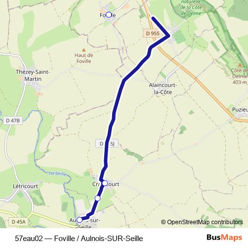 57eau02 bus Line Map