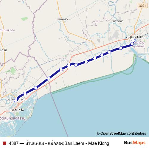 4387 rail Line Map