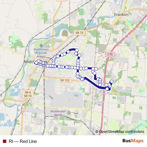 Rl bus Line Map