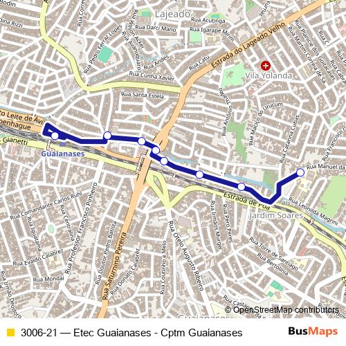 3006-21 bus Line Map