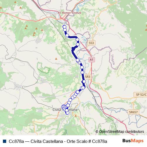 Cc878a bus Line Map