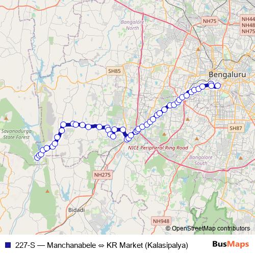 227-S bus Line Map
