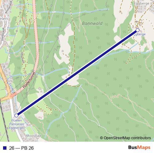 26 cable-car Line Map