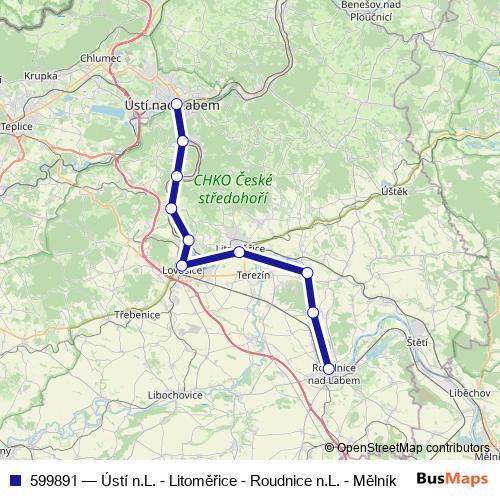 599891 ferry Line Map
