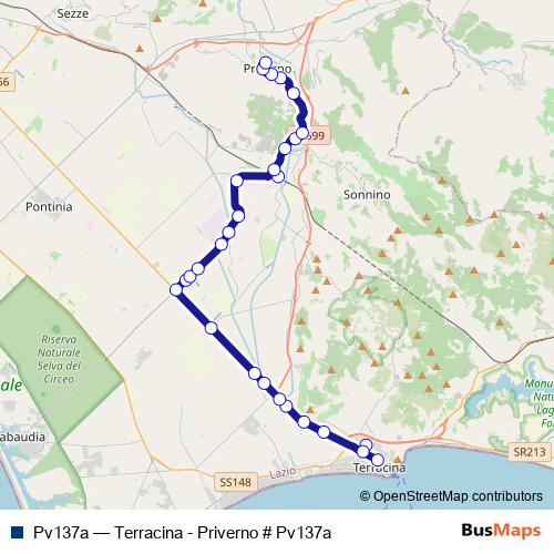 Pv137a bus Line Map