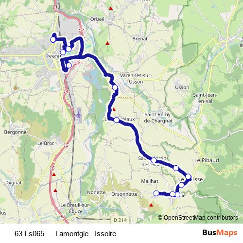 63-Ls065 bus Line Map