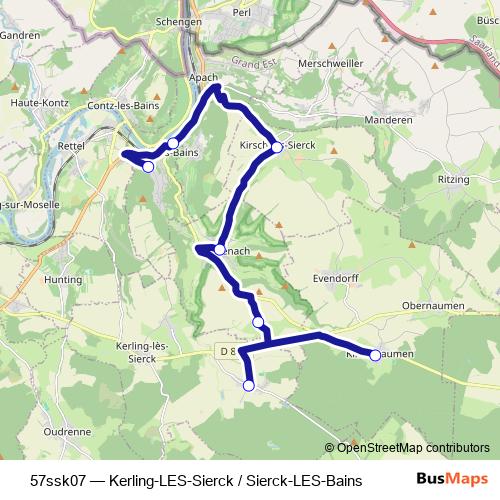 57ssk07 bus Line Map