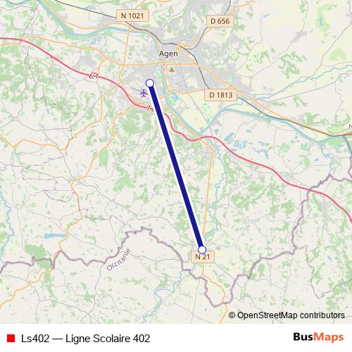 Ls402 bus Line Map