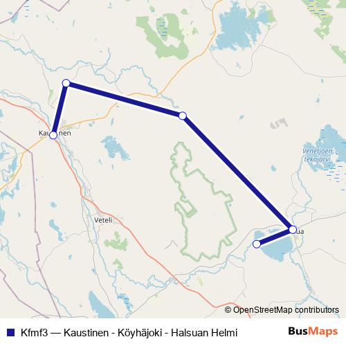 Kfmf3 bus Line Map