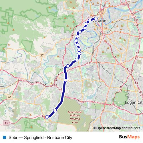 Spbr rail Line Map