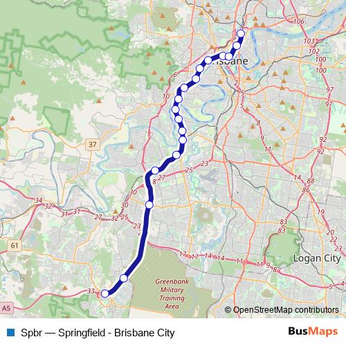 Spbr rail Line Map