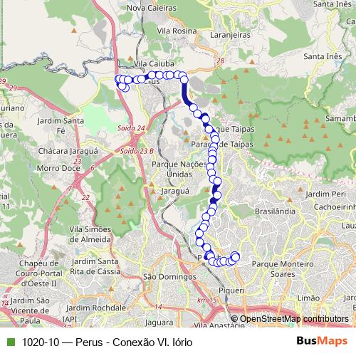 1020-10 bus Line Map