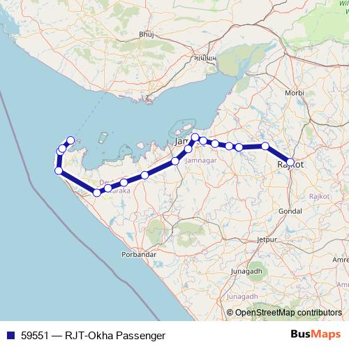 59551 rail Line Map