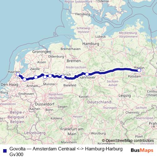 Govolta rail Line Map