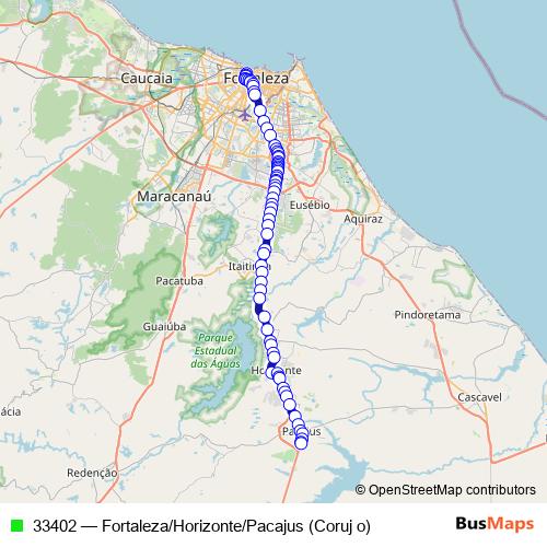 33402 bus Line Map