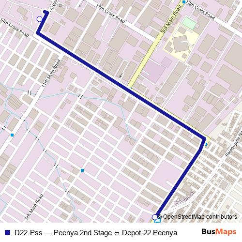 D22-Pss bus Line Map