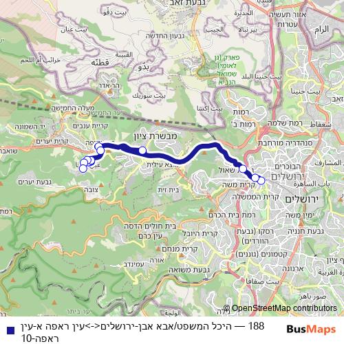 188 bus Line Map