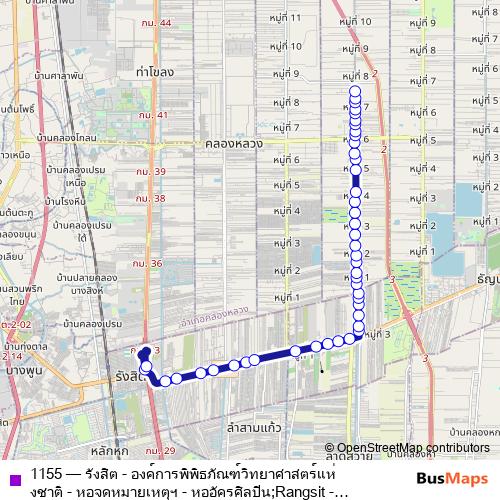 1155 bus Line Map
