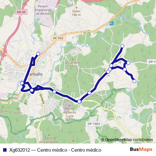 Xg632012 bus Line Map