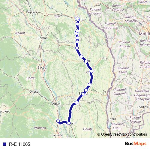 R-E 11065 rail Line Map