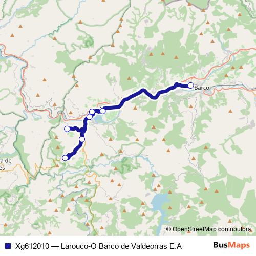 Xg612010 bus Line Map