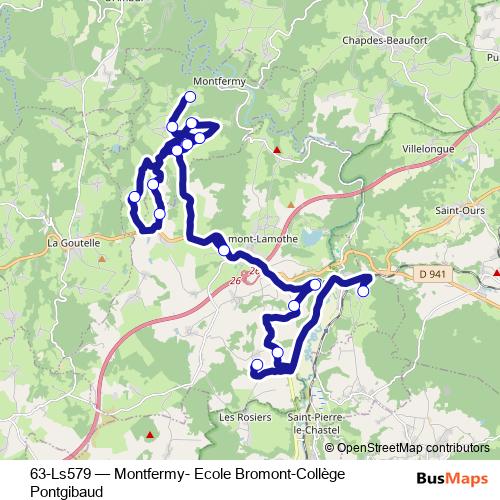 63-Ls579 bus Line Map