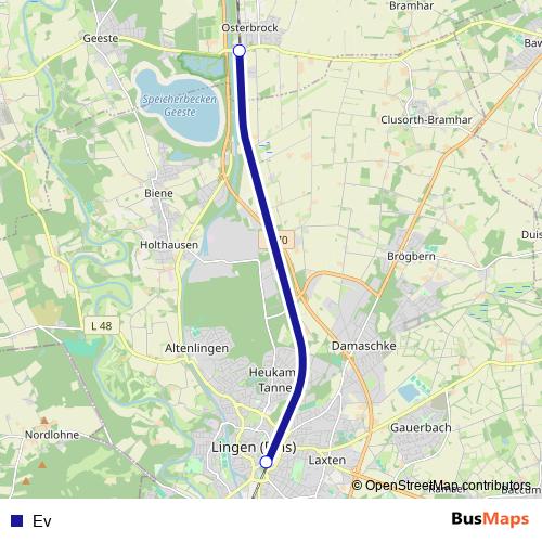 Ev rail Line Map