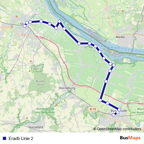 Eradb Linie 2 bus Line Map