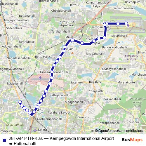 281-AP PTH-Kias bus Line Map