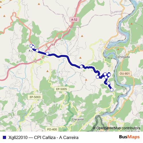 Xg622010 bus Line Map