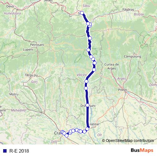 R-E 2018 rail Line Map
