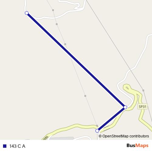 143 C A bus Line Map