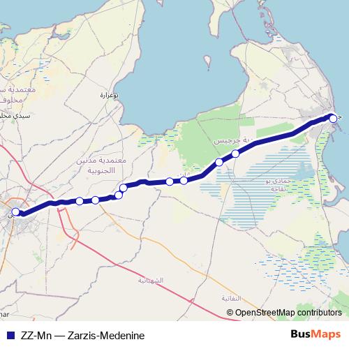 ZZ-Mn bus Line Map