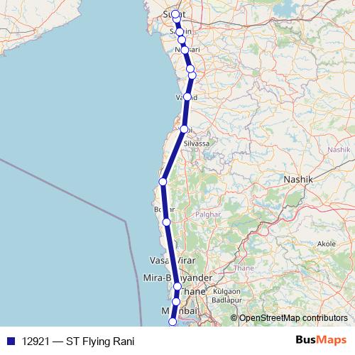 12921 rail Line Map