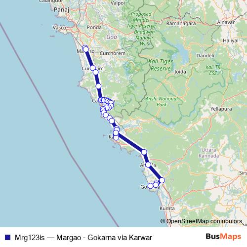 Mrg123is bus Line Map