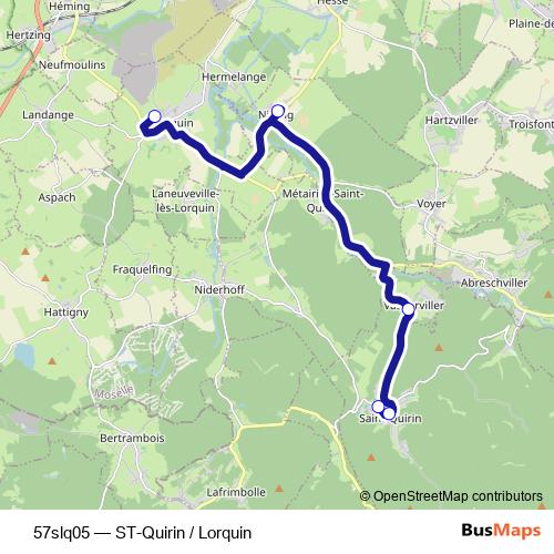 57slq05 bus Line Map