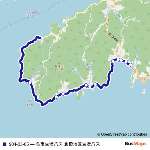 904-03-05 bus Line Map