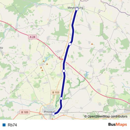 Rb74 rail Line Map