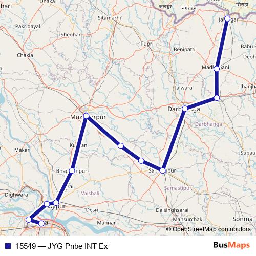 15549 rail Line Map