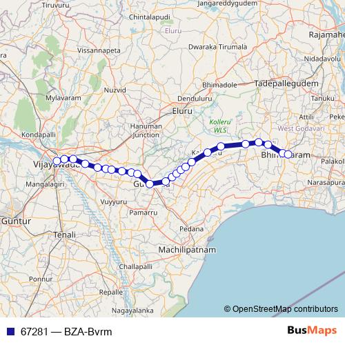 67281 rail Line Map