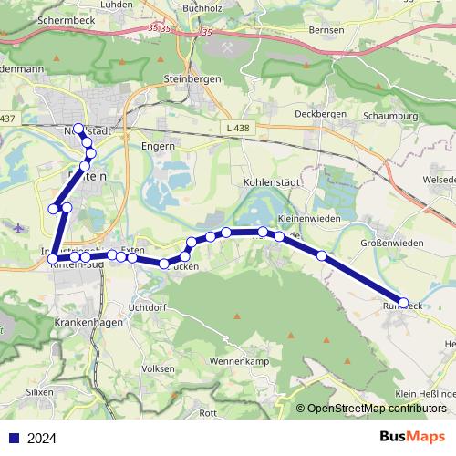 2024 bus Line Map