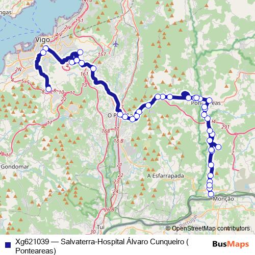 Xg621039 bus Line Map