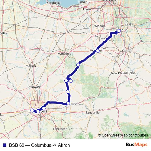BSB 60 bus Line Map