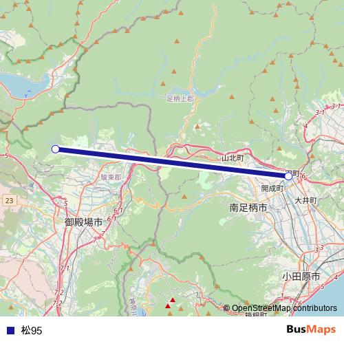松95 bus Line Map
