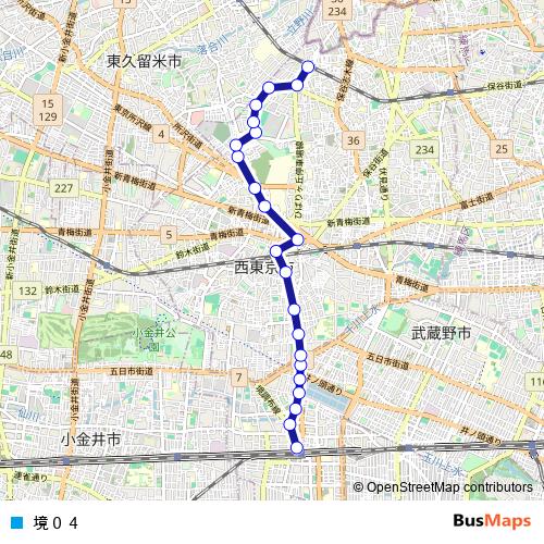 境０４ bus Line Map