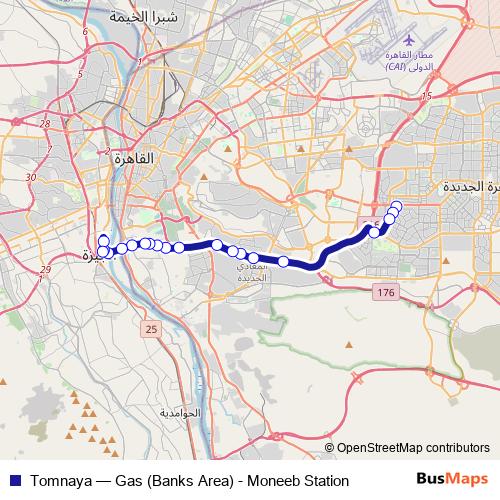 Tomnaya bus Line Map