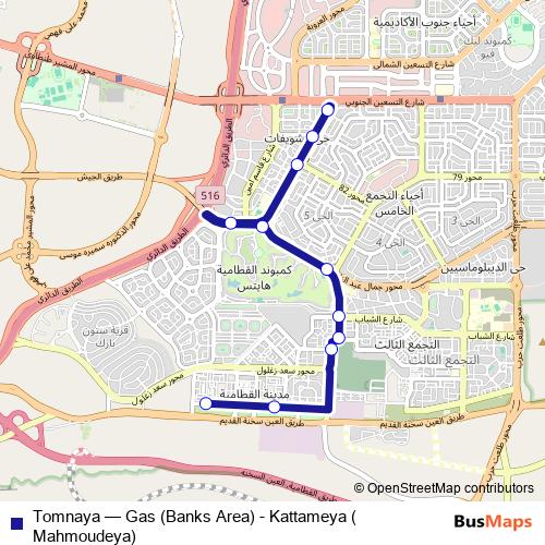 Tomnaya bus Line Map