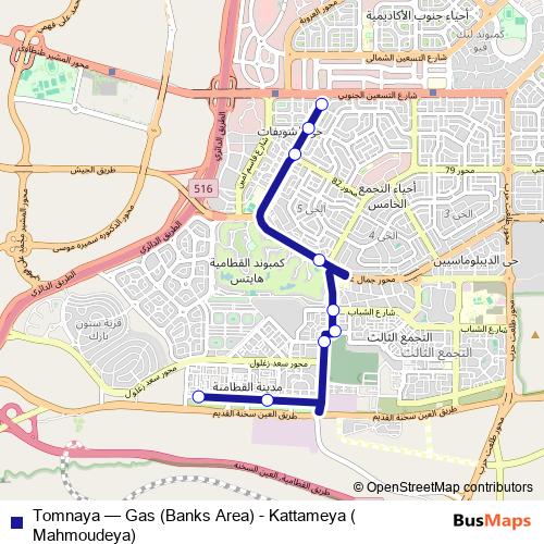 Tomnaya bus Line Map