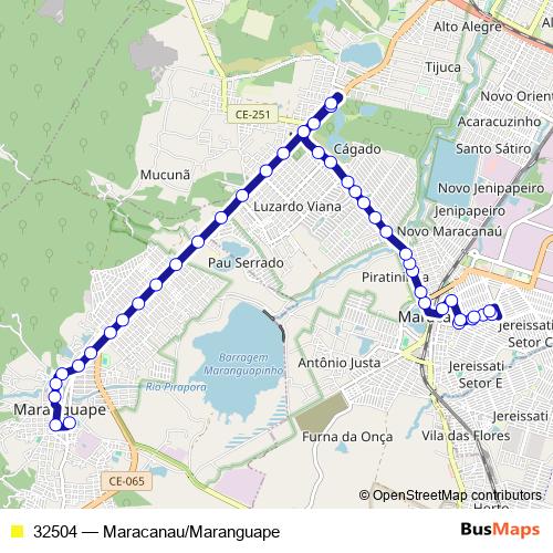 32504 bus Line Map