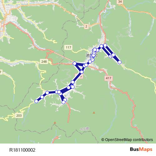 R181100002 bus Line Map